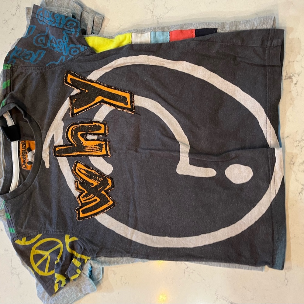 Desigual graffiti “why” shirt
